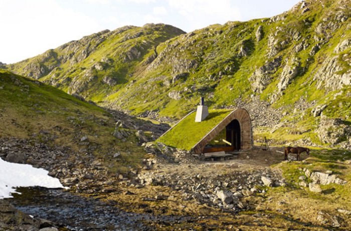 Hunting Lodge - хатина в мальовничій гірській місцевості Норвегії.