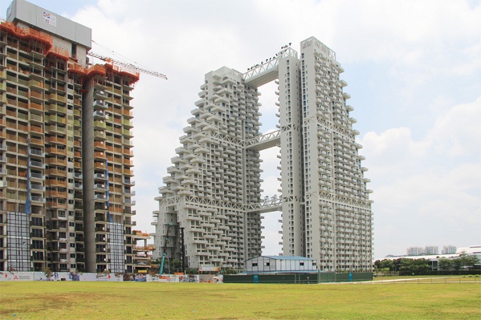 Sky Habitat - жилой комплекс в Сингапуре.