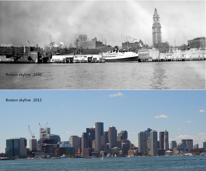 Бостон: тогда и сейчас.