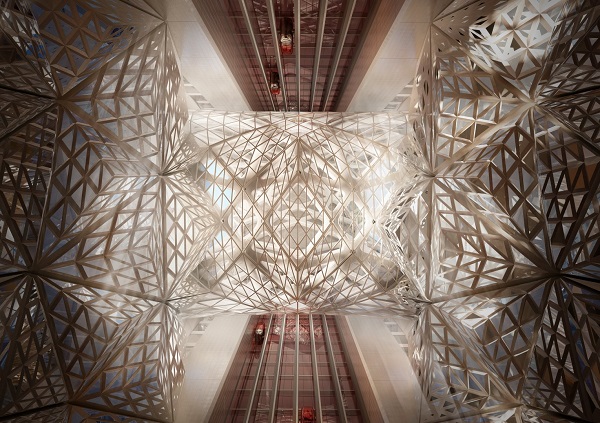 Необычный дизайн отеля от Zaha Hadid.