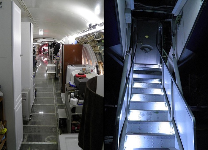 Боинг 727, переоборудованный под жилище. | Фото: dailymail.co.uk.