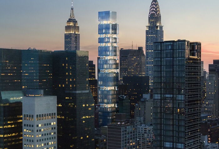 Жилой небоскреб в Нью-Йорке. Концепт.