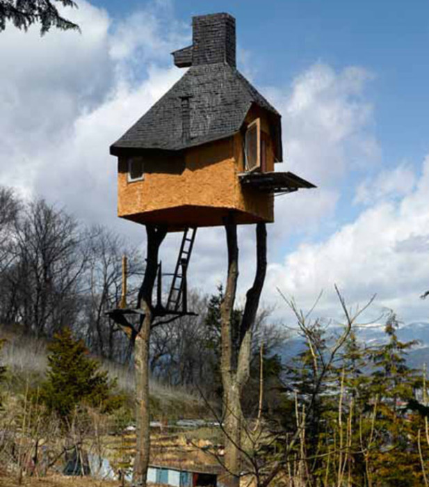 В переводе с Японского это значит чайный домик, построенный слишком высоко. В переводе с Японского это значит чайный домик, построенный слишком высоко.