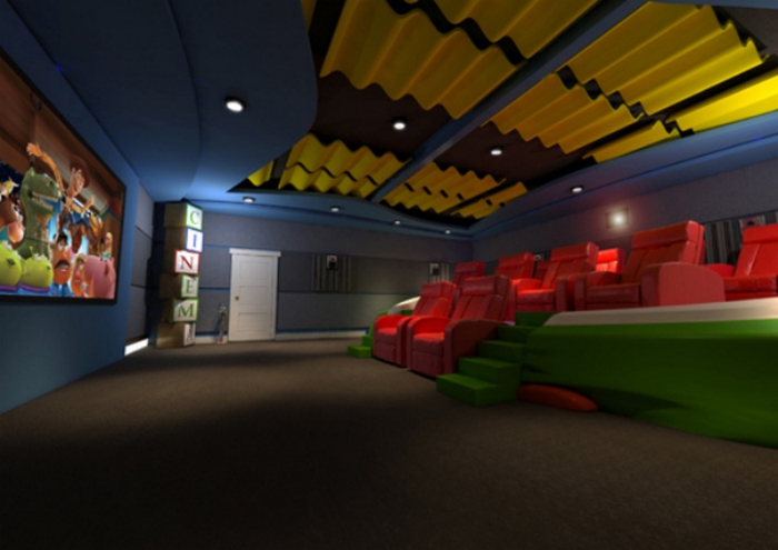Кинотеатр-игровая комната.