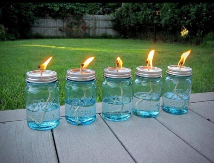 Необычные жидкие свечи.