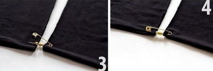 Лиф и низ скрепляются булавками. Лиф и низ скрепляются булавками.