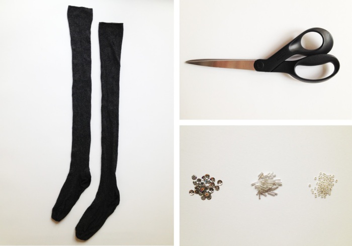 Всё, что нужно для превращения носков в митенки. Всё, что нужно для превращения носков в митенки.