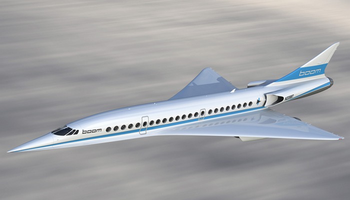 Пассажирский самолет Boom Supersonic.