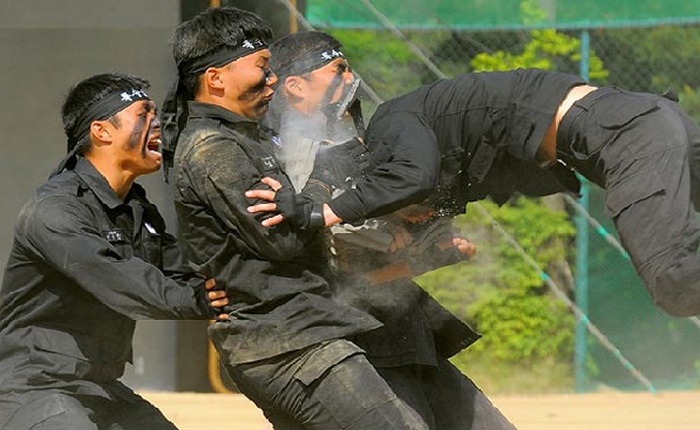 Южнокорейские солдаты.