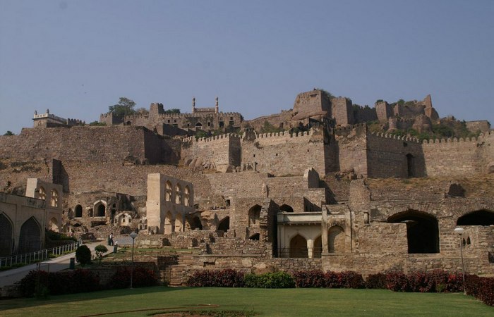 Индийская крепость Голконда.
