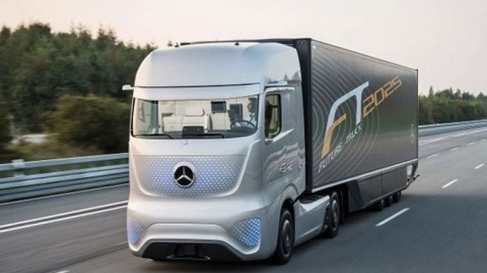  Концептуальный тягач M-Benz Future Truck 2025. 