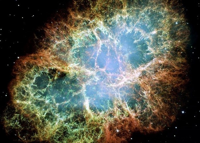 Остаток сверхновой в созвездии Тельца.