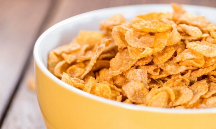 Кукурузные хлопья. Кукурузные хлопья.