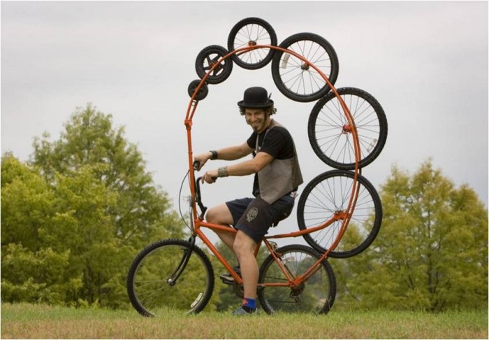 8-колёсный велосипед Тодда Кундла
