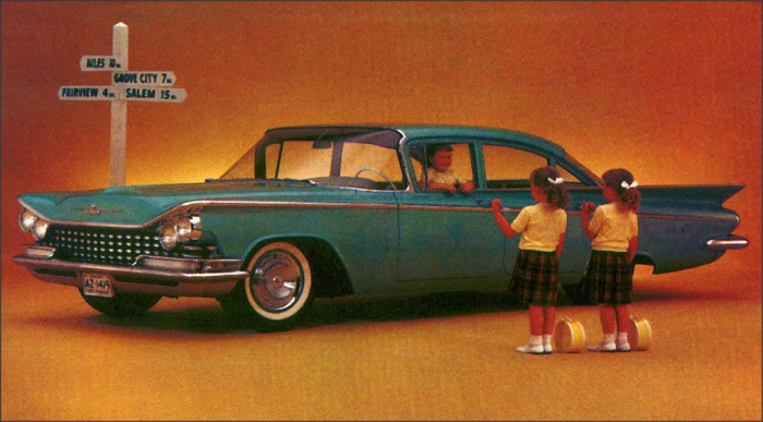 1959 Buick - автомобиль с бровями.