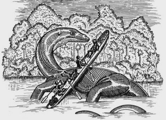 Доисторический варан Нинки-Нанка.
