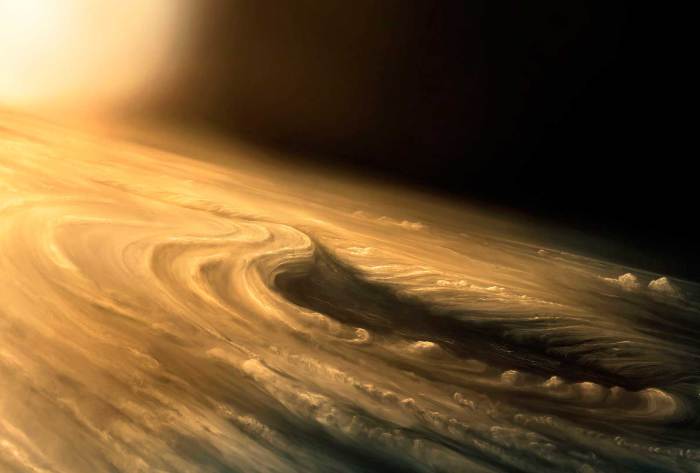 Поверхность Юпитера.