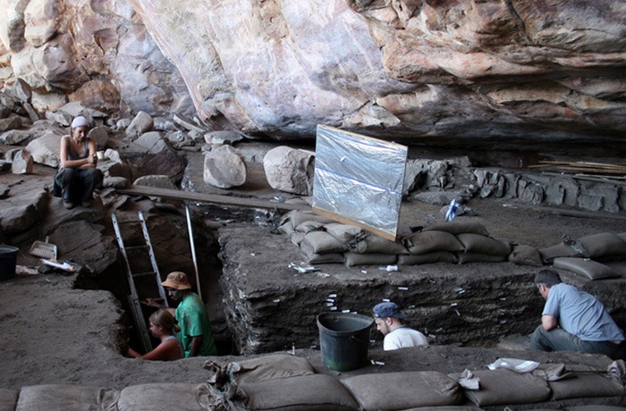Место раскопок, во время которых были найдены рисунки на скорлупе. Место раскопок, во время которых были найдены рисунки на скорлупе.