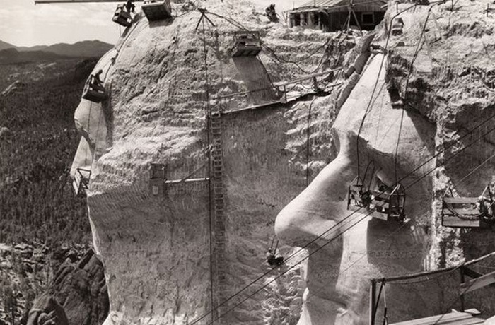 Работы на горе Рамшор, 1941 год.