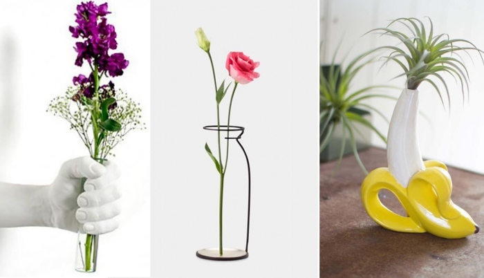 Необычные вазочки, которые помогут любой интерьер сделать стильным и уютным.