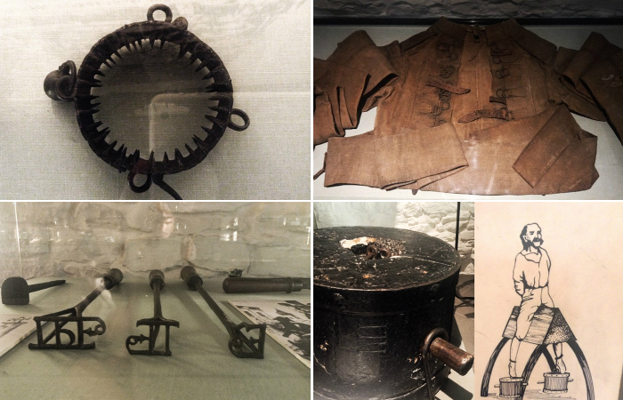 Ужасные орудия пыток из бельгийского замка Гент.