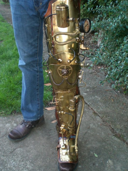 Стимпанк протез. Стимпанк протез.