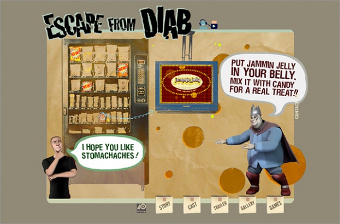 Видеоигра о побеге от вредной еды. Видеоигра о побеге от вредной еды.