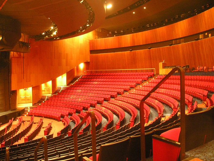 Albany Concert Hall 'Egg': Quarto interior
