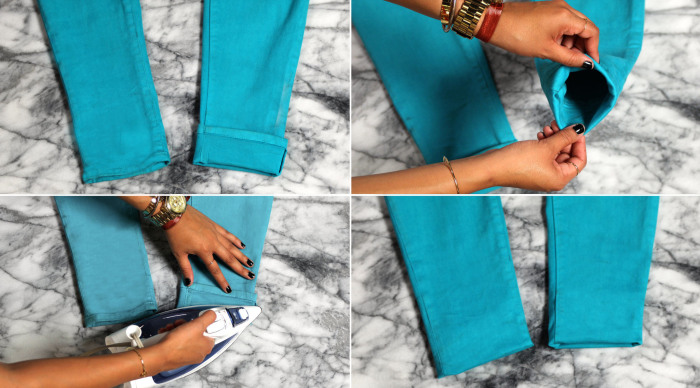 Алгоритм создания потайной манжеты на стрейчевых джинсах. Алгоритм создания потайной манжеты на стрейчевых джинсах.