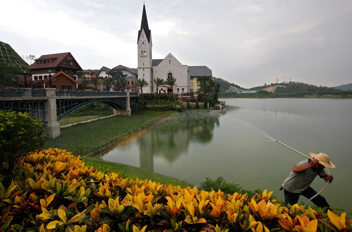 Китайская копия города Гальштат Китайская копия города Гальштат