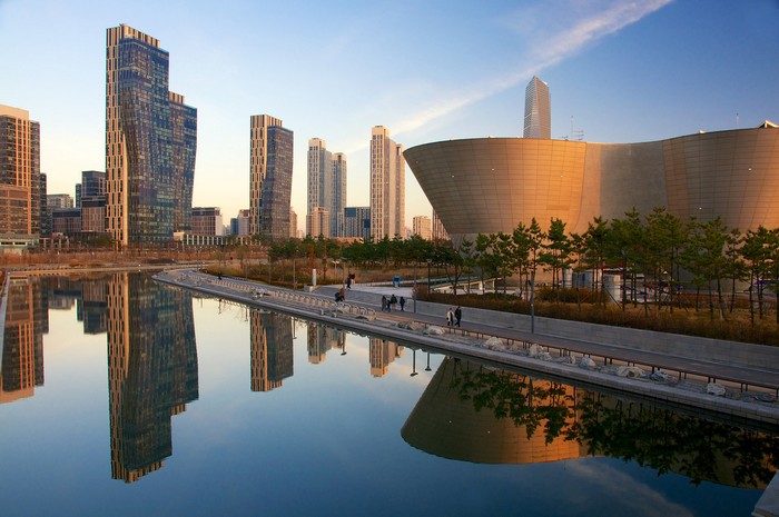 Сонгдо - город будущего в Южной Корее Сонгдо - город будущего в Южной Корее