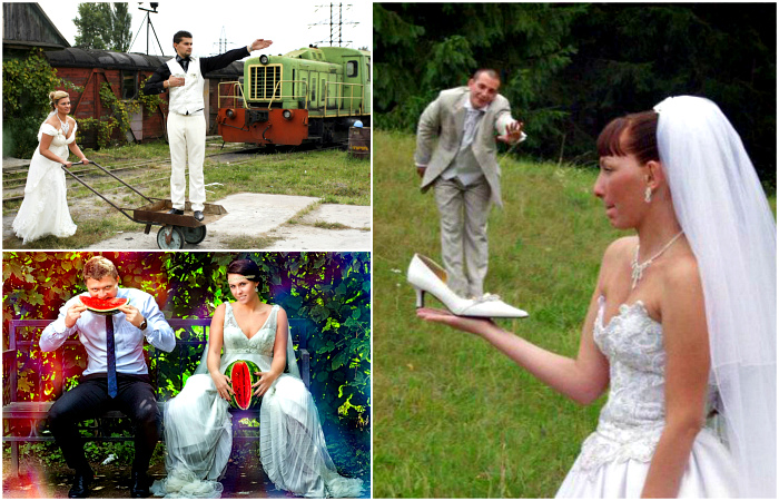 Провальные свадебные снимки, которые стыдно показывать.