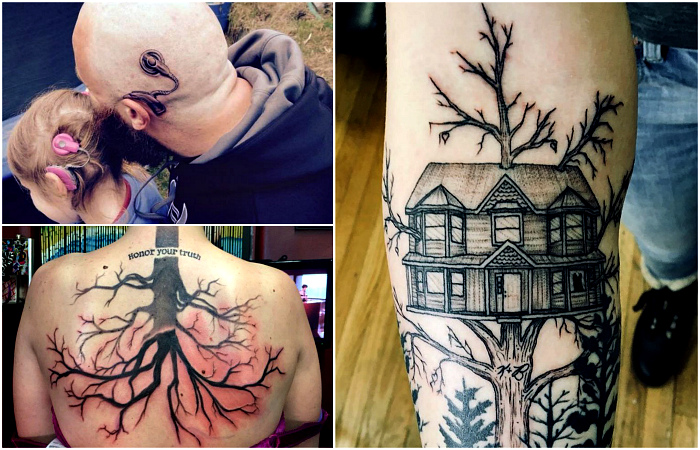 Татуировки, за которыми стоят трогательные истории из жизни.