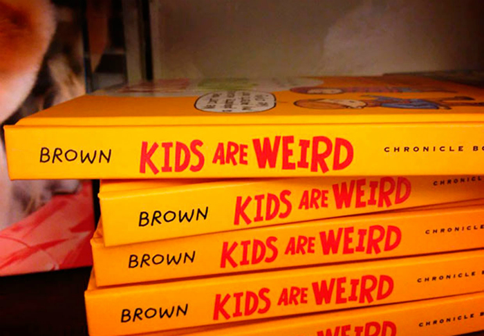 «Коричневые дети странные». Нет, синие дети - странные, а коричневые - ничего, нормальные.