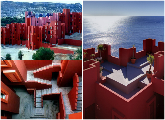 Жилой комплекс «Красная стена», бухта Ла Манзанера, Испания.