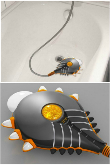 Роботизированный уборщик ванны.