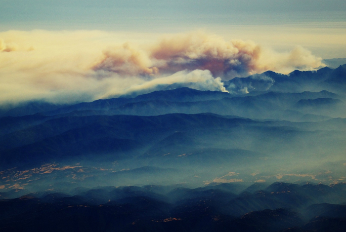 Лесной пожар. Фотограф: Ричард Скунберг.