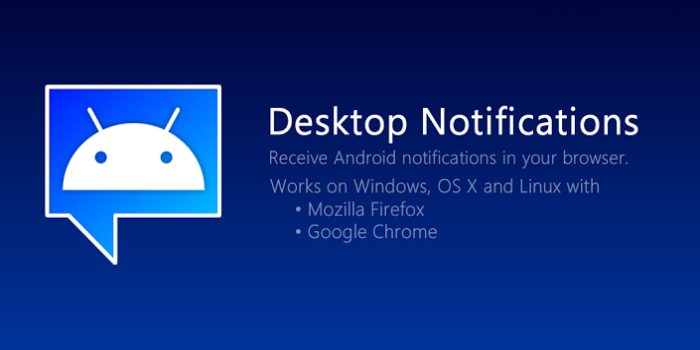 Функциональное мобильное приложение под названием - Desktop Notification.