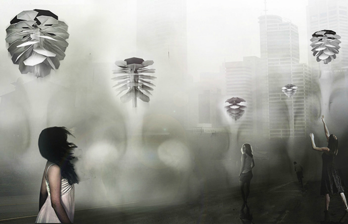 Летающая медуза воздухоочиститель. Летающая медуза воздухоочиститель.