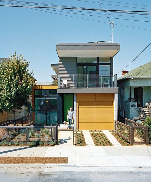 Модульный дом в Эмервилле, Калифорния дом Simpatico Home меняет восприятие модульного сборного дома как по цене так и по внешнему виду.