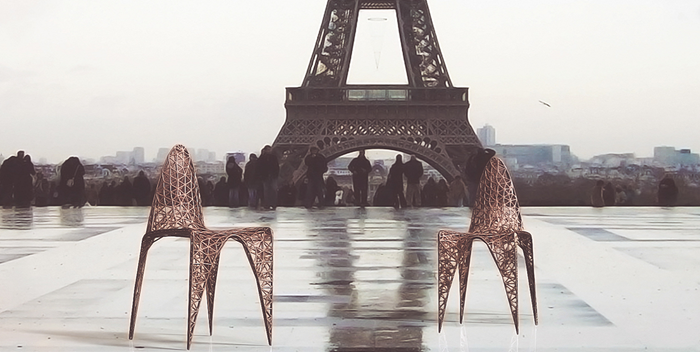 Бронзовая мебель причудливых форм от французской компании Ventury Paris