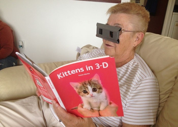 Бабушка и 3D-технологии.