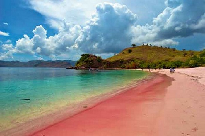 Розовый пляж «Комодо».