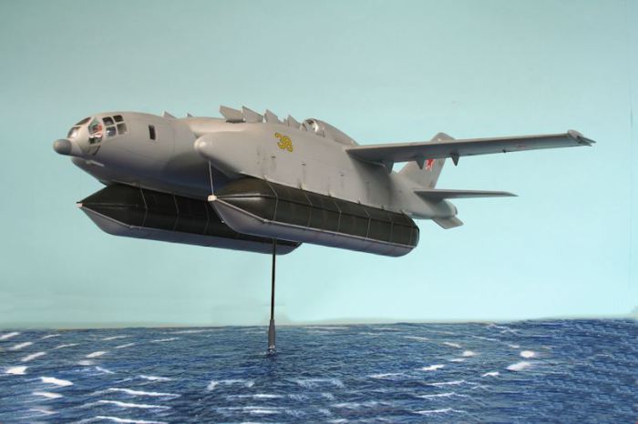 Изначально ВВА-14 проектировался с возможностью вертикального взлета и посадки.