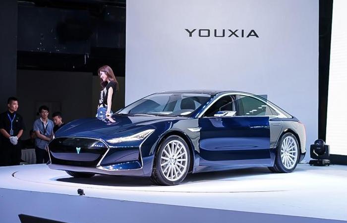 Электрокар Youxia Ranger X как две капли воды похож на Tesla Model S.