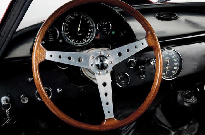 «Классический» руль Alfa Romeo Giulia GTA.