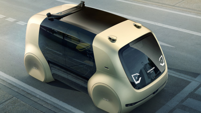Автономный автомобиль от компании Volkswagen.
