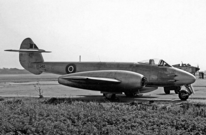 Британский долгожитель Gloster Meteor.