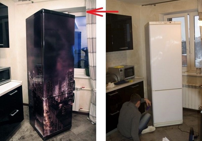 Интерьер холодильника своими руками.