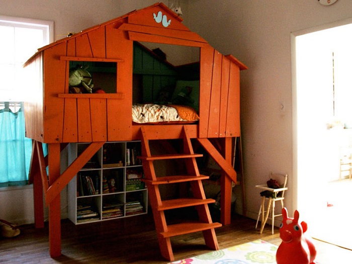 Создайте своему малышу удивительную и необычную комнату на стене.
